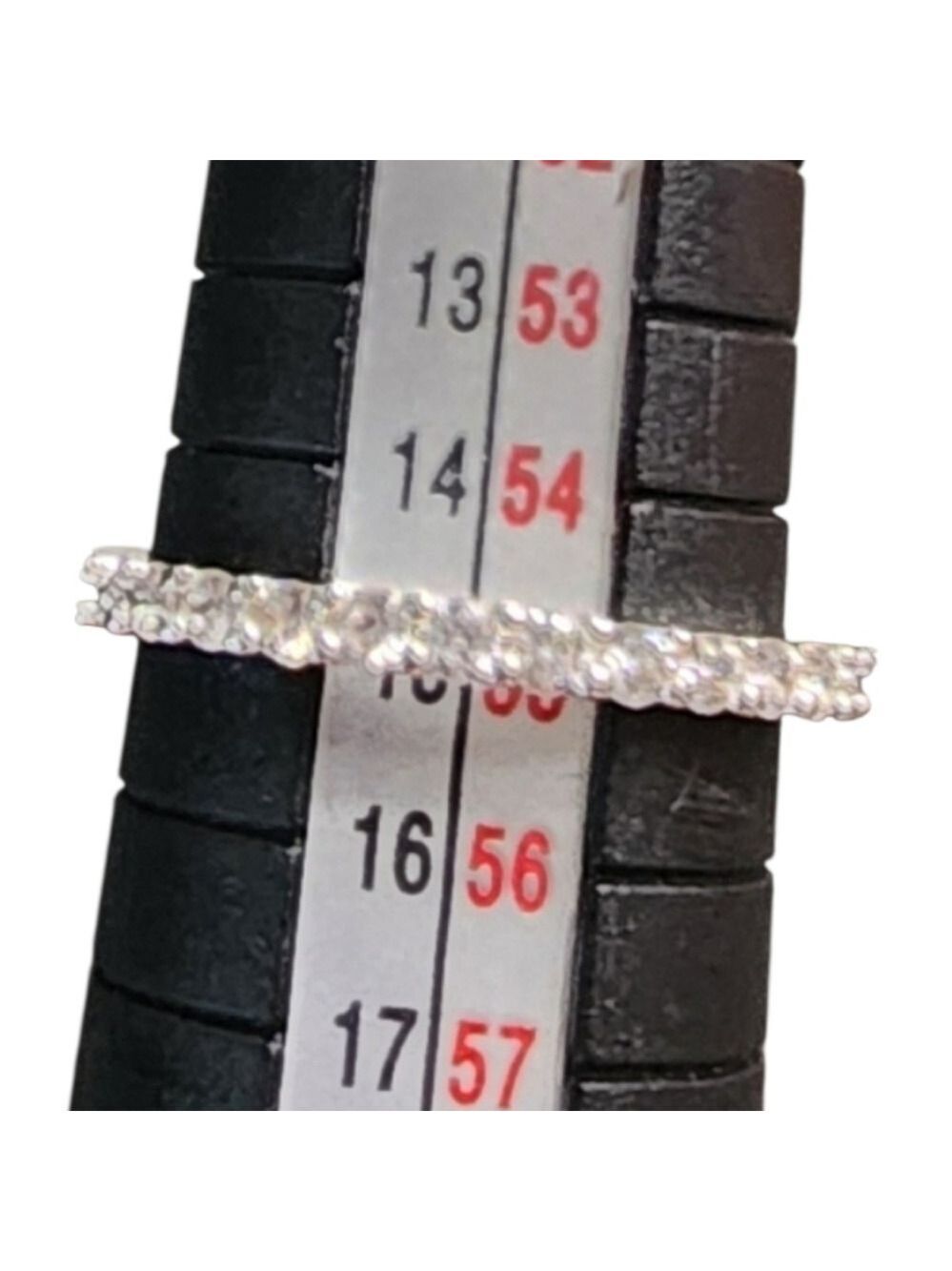 Silvertone Rhinestone Ring